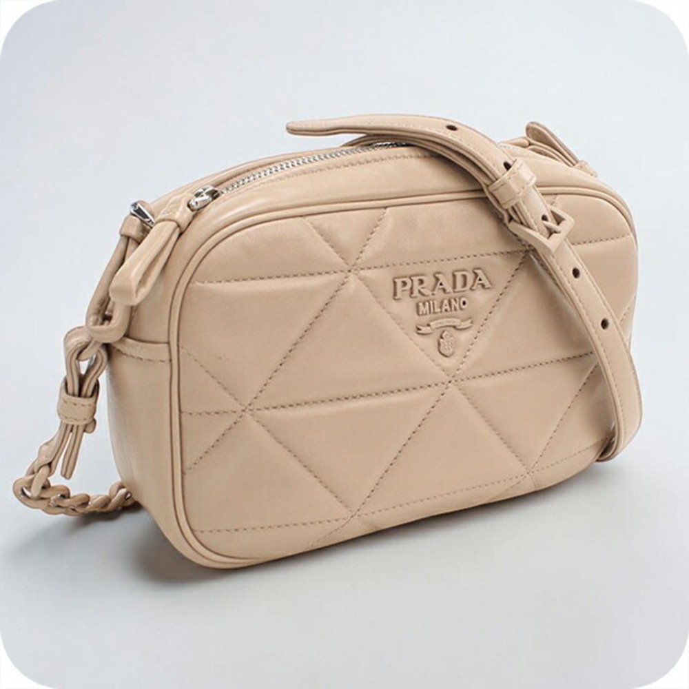 Prada crossbody Spectrum camera bag quilted nappa bag leather pink